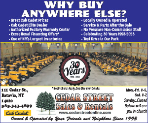 Cedar Street 'Why Buy Anywhere Else' Ad